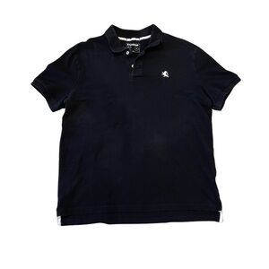Express Men’s Black Polo Shirt with Classic Design and Subtle Logo